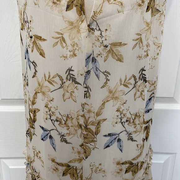 Anthropologie DREW Naomi Vintage Floral Cream Maxi Dress - Picture 7 of 8